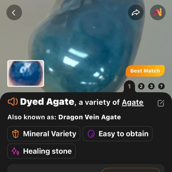 Crackle Quartz & Dyed Howlite Blue Beaded Bracelets vintage - Picture 12 of 12